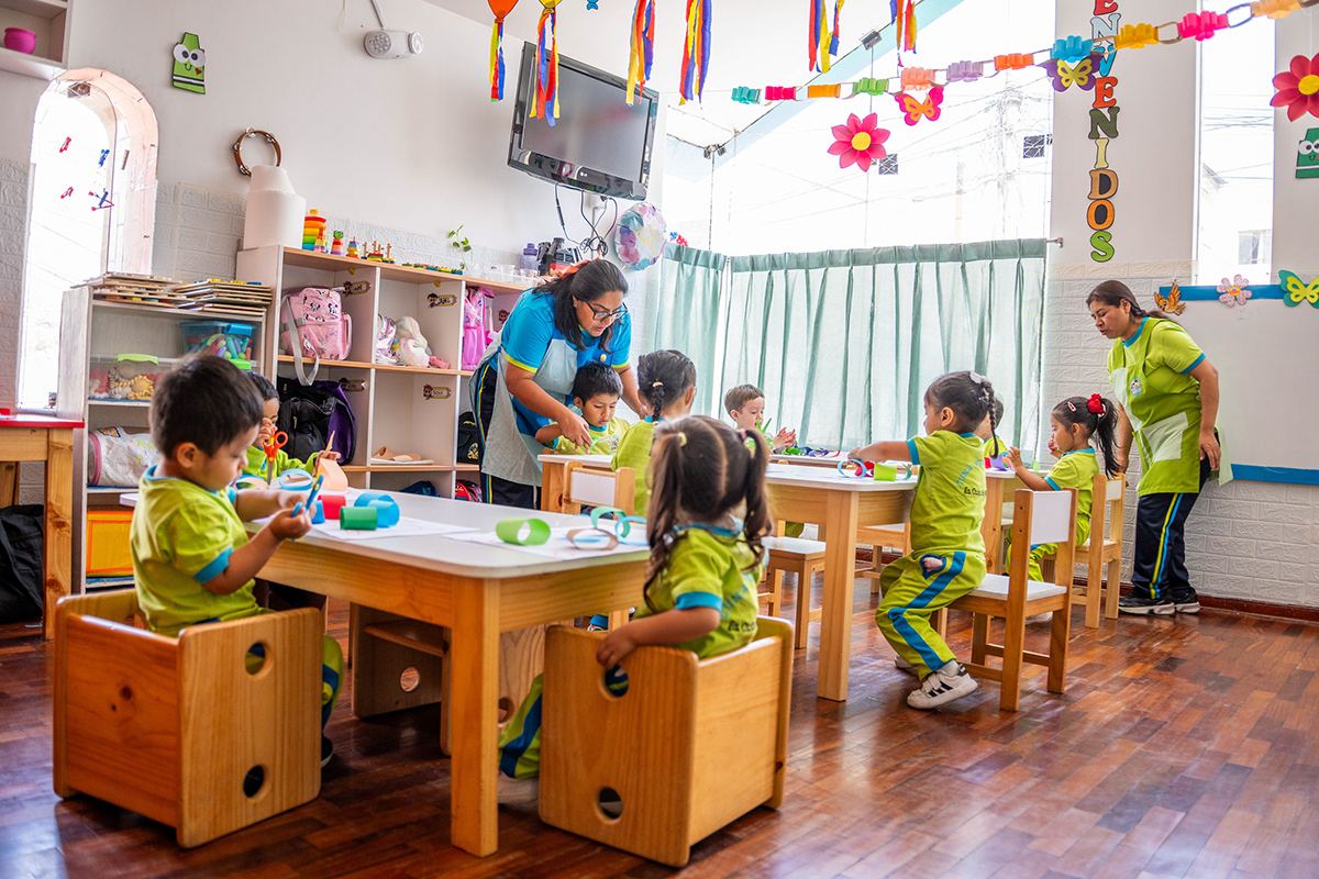 Niños en el aula