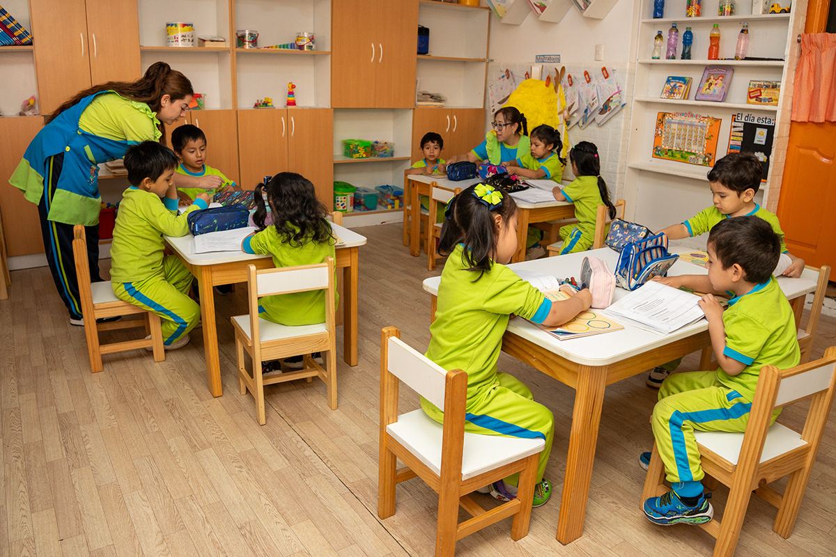 Niños en el aula