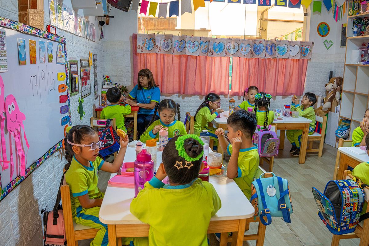 Niños en el aula